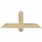 Ekena Millwork Eugene Rough Sawn Timber Gable Bracket, Douglas Fir, 36"W x 15"H x 4"D x 4"F, 10/12 Pitch GBW036X15X0404EUG00RDF - alternate 1